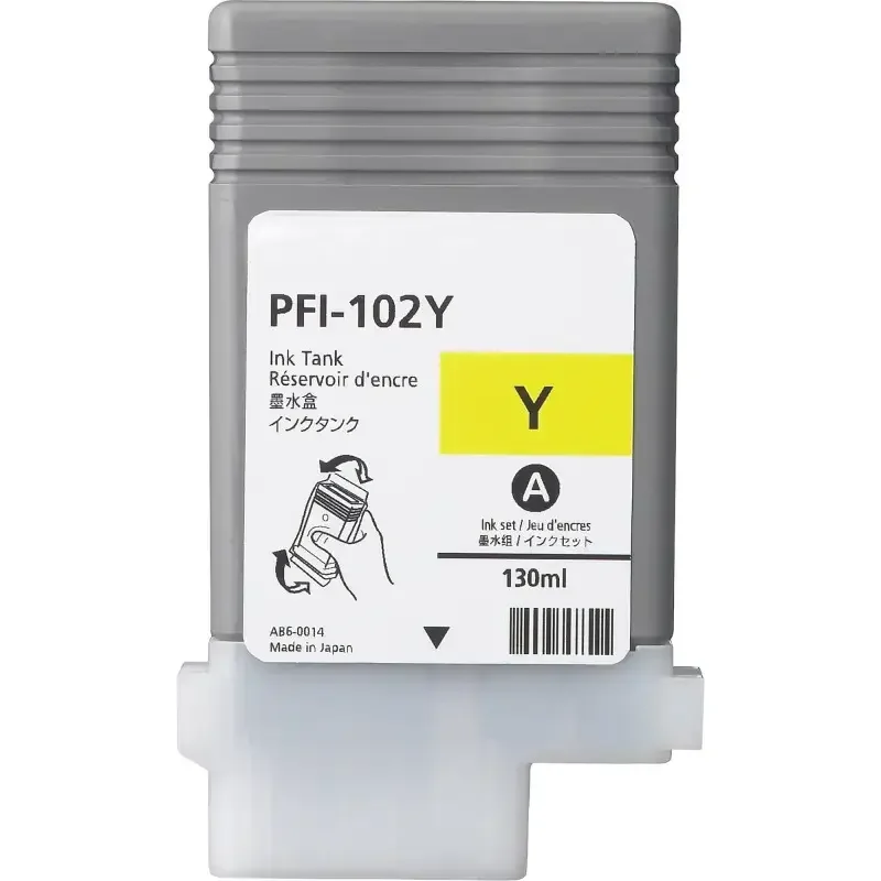 Φωτογραφία προϊόντος: Ecoservice Συμβατό μελάνι Canon PFI-102Y Yellow