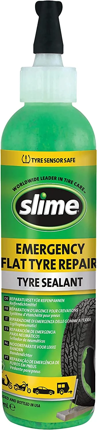 Φωτογραφία προϊόντος: Slime Υγρό σφραγιστικό επισκευής για ελαστικά Tubeless μοτοσυκλέτας- 273ml