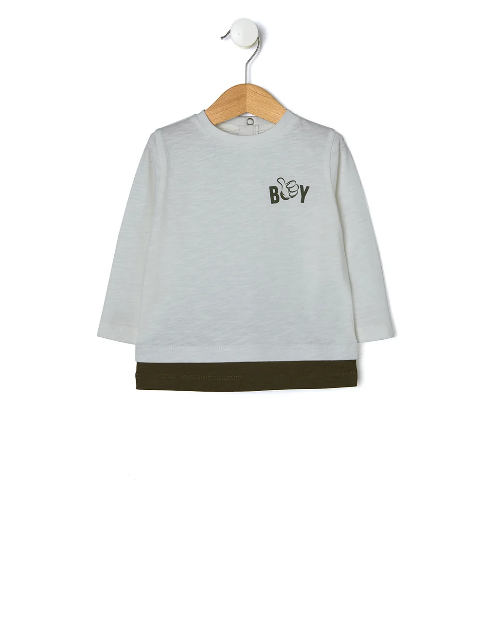 Φωτογραφία προϊόντος: T-SHIRT SLUB ΜΕ ΣΤΑΜΠΑ