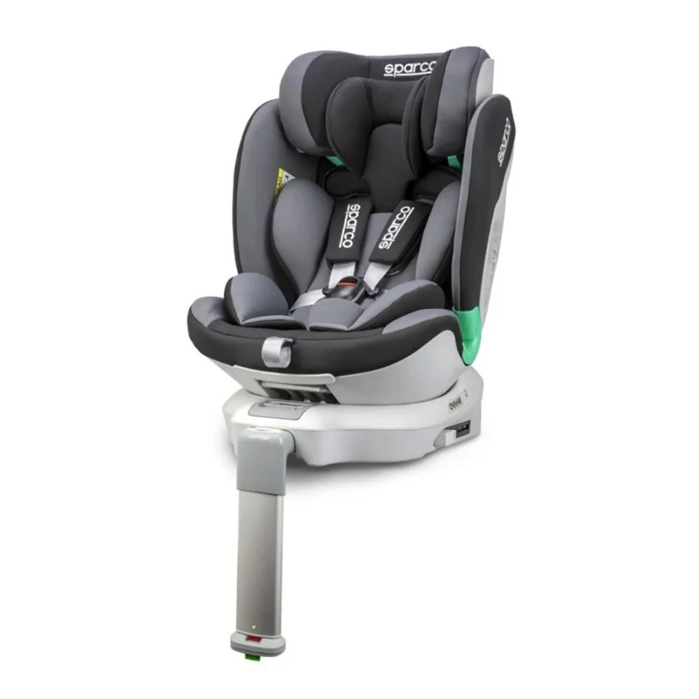 Φωτογραφία προϊόντος: Κάθισμα Sparco i-Size 40-135 cm με Αναδιπλούμενο Ποδι Στήριξης Black/ Grey