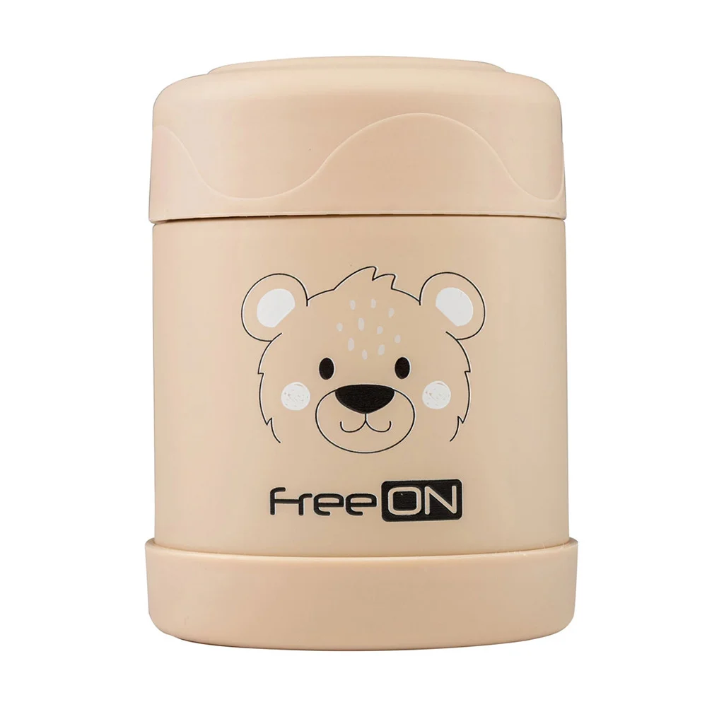 Φωτογραφία προϊόντος: Θερμός Φαγητού FreeOn Bear Beige 350ml