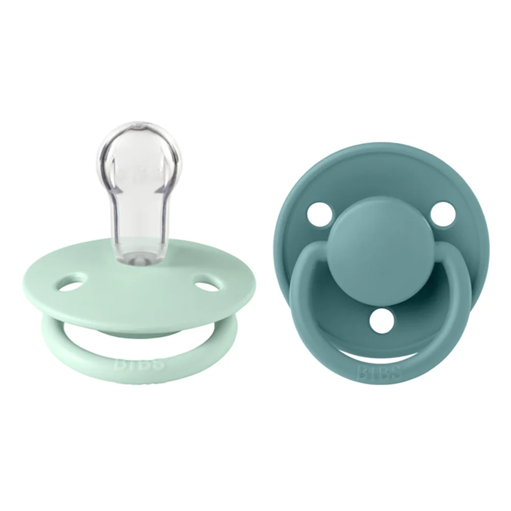 Φωτογραφία προϊόντος: Πιπίλες Bibs De Lux Silicone One Size Nordic Mint / Island Sea Σετ 2 Τεμ.