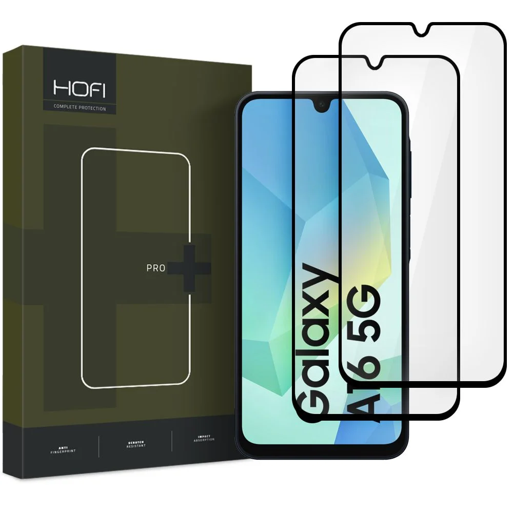Φωτογραφία προϊόντος: Hofi Glass Pro+ Tempered Glass 2-Pack Galaxy A16 4G / 5G / A26 5G / A17 4G / 5G Black