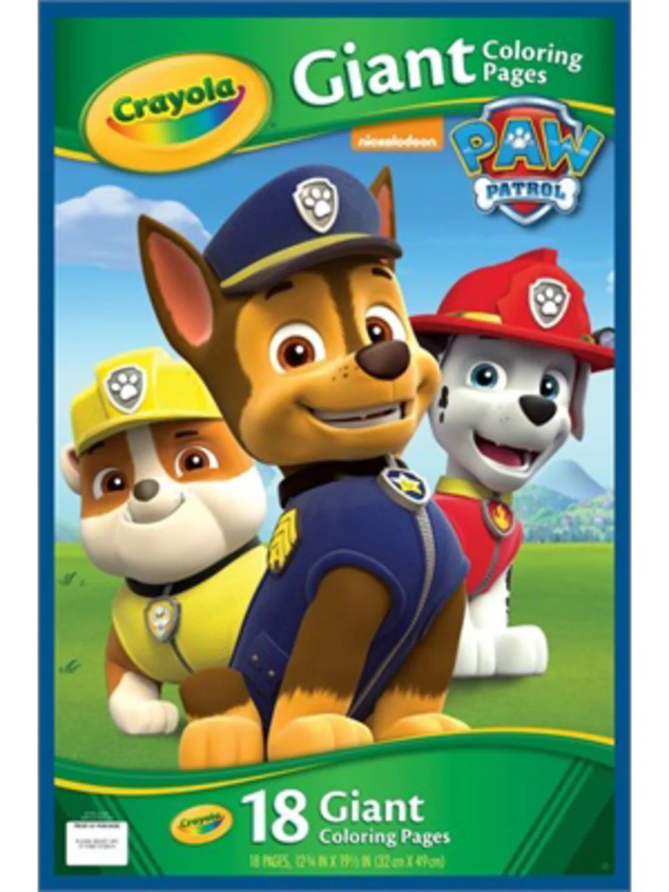 Φωτογραφία προϊόντος: PAW PATROL 18 ΓΙΓΑΣ ΧΡΩΜΟΣΕΛΙΔΕΣ