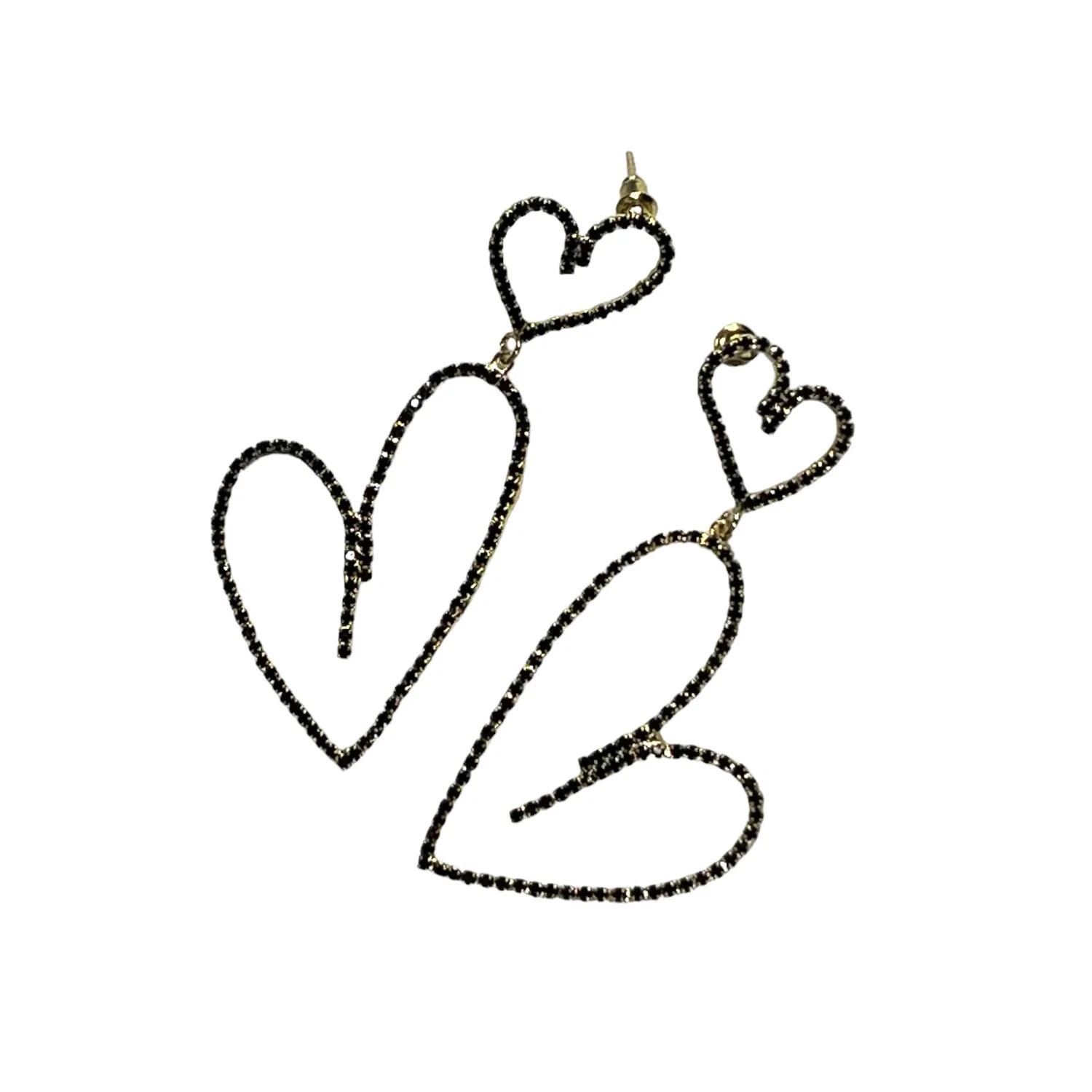 Φωτογραφία προϊόντος: Big Double Heart Earrings