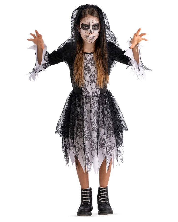 Φωτογραφία προϊόντος: Παιδική Στολή Halloween Νύφη Τρόμου 8 - 9 Ετών