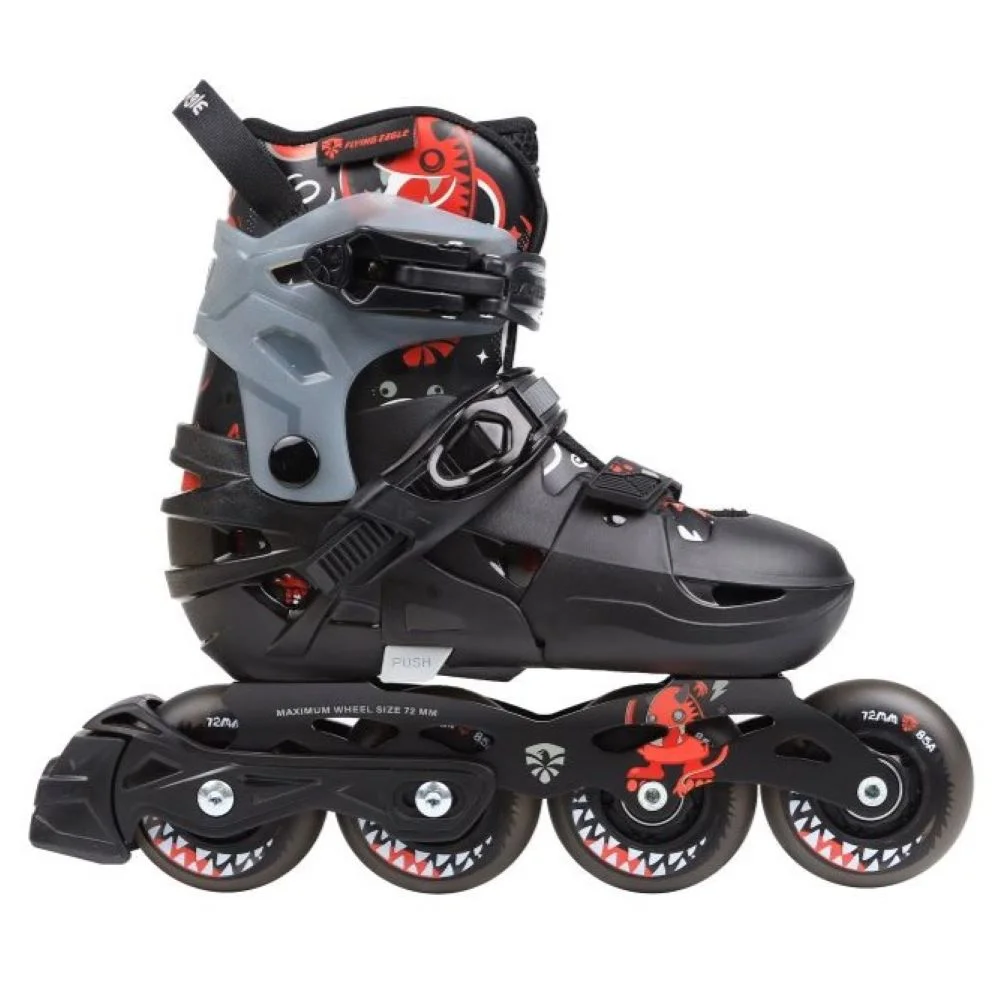 Φωτογραφία προϊόντος: FLYING EAGLE SKATES FLYING EAGLE L6 πατίνια - Μαύρο Μαύρο
