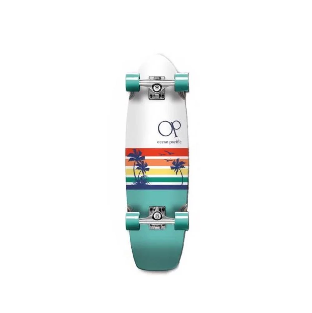 Φωτογραφία προϊόντος: OCEAN PACIFIC sunset cruiser skateboard 10'' - Navy/White