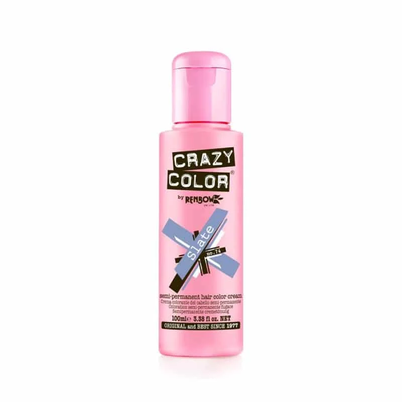Φωτογραφία προϊόντος: Crazy Color Ημιμόνιμη Κρέμα-Βαφή Μαλλιών Slate 100ml