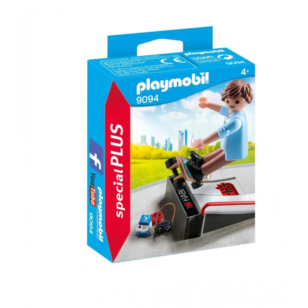 Φωτογραφία προϊόντος: Playmobil Skateboarder με ράμπα