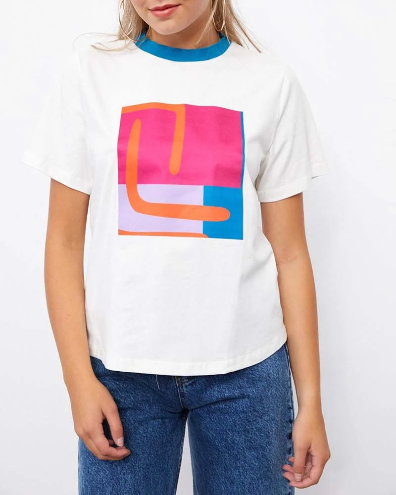 Φωτογραφία προϊόντος: SOU Pina γυναικείο t-shirt 94% βαμβάκι