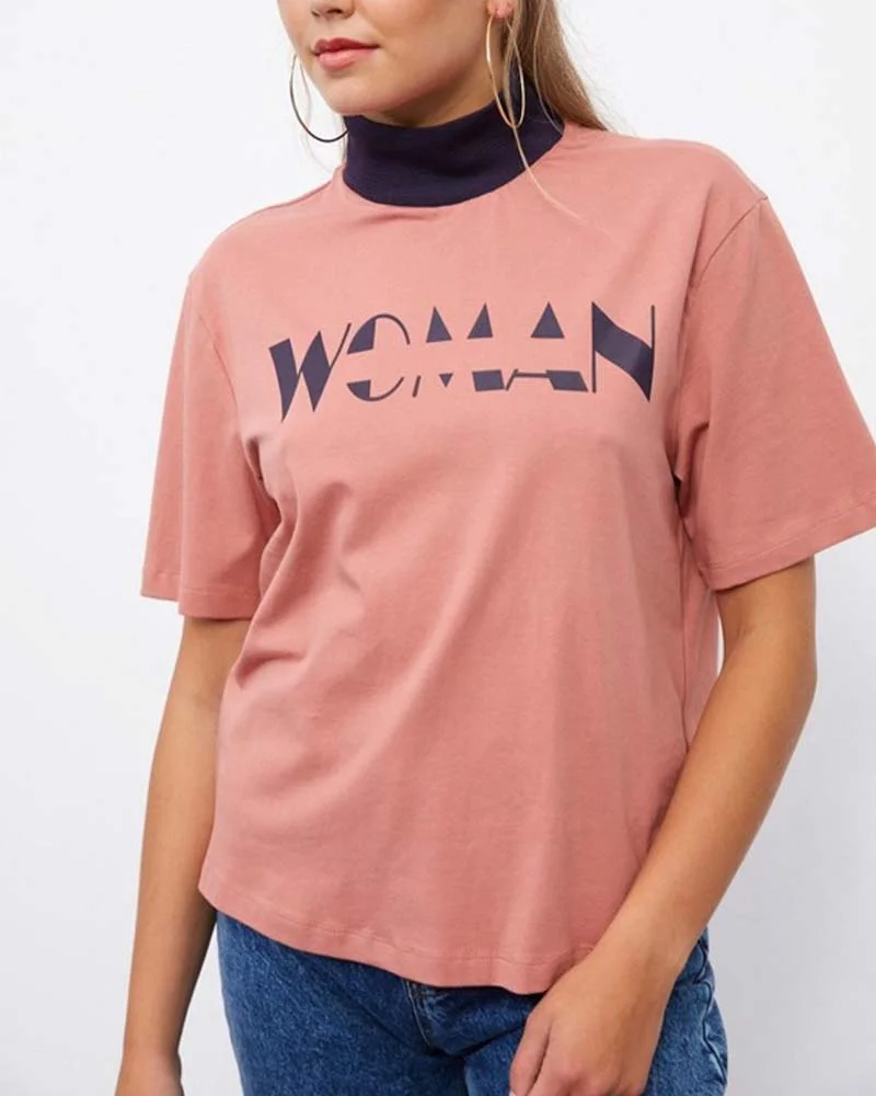 Φωτογραφία προϊόντος: SOU Γυναικείο t-shirt WOMAN 94% βαμβάκι