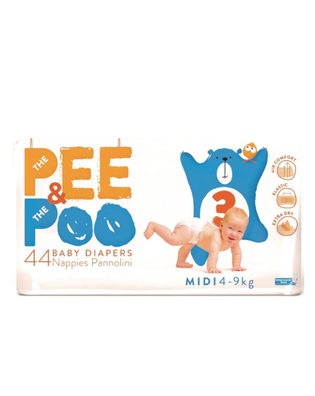 Φωτογραφία προϊόντος: ΠΑΝΕΣ PEE+amp;POO MIDI Ν.3 44 ΤΕΜ.