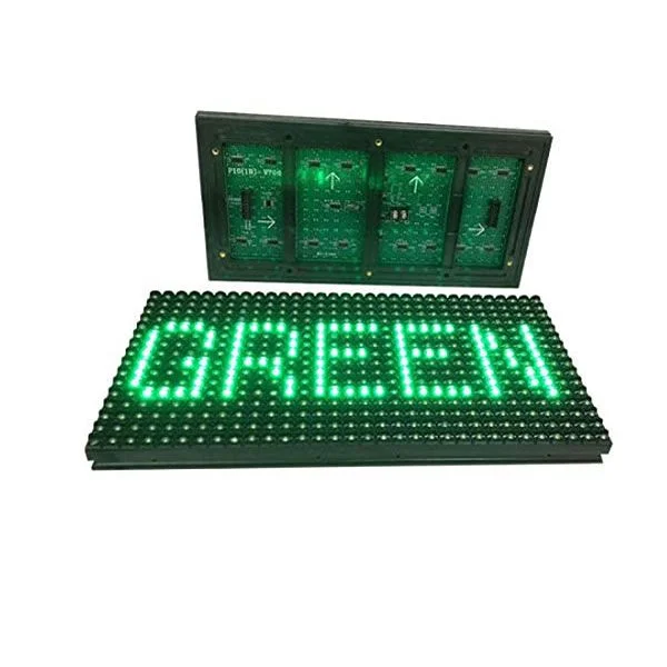 Φωτογραφία προϊόντος: P10 Led Module Green 320*160mm για επιγραφές