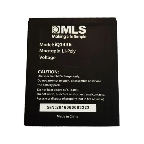 Φωτογραφία προϊόντος: Μπαταρία MLS iQ1436 MLS Color mini 4G Dual
