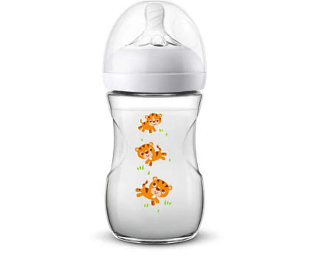 Φωτογραφία προϊόντος: Philips-Avent Πλαστικό μπιμπερό Natural 260ml 1μ+ Tiger