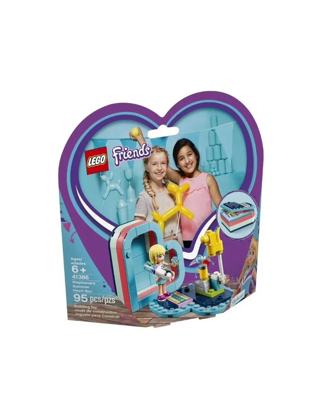 Φωτογραφία προϊόντος: LEGO Friends Καλοκαιρινό Κουτί-Καρδιά Της Στέφανι 41386