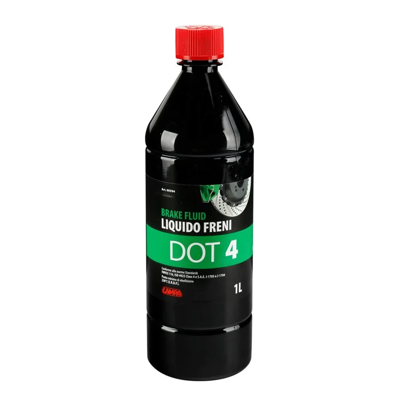 Φωτογραφία προϊόντος: ΥΓΡΟ ΦΡΕΝΩΝ DOT 4 - FMVSS 116 / ISO 4925 CLASS 4 / SAE J-1703 & J-1704 1000ml LAMPA - 1 ΤΕΜ.
