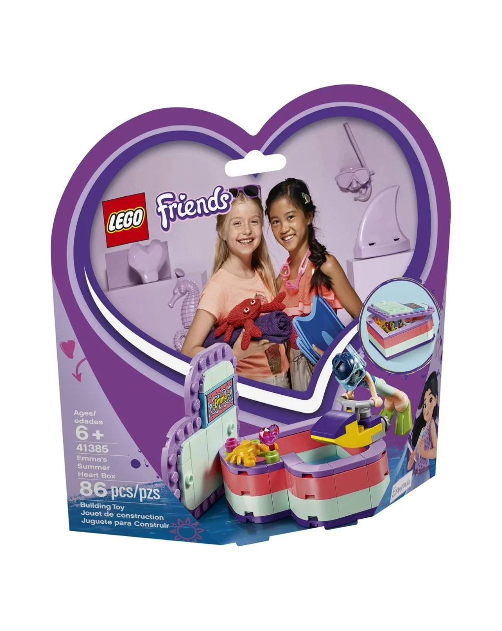 Φωτογραφία προϊόντος: LEGO Friends Καλοκαιρινό Κουτί-Καρδιά Της Έμμα 41385