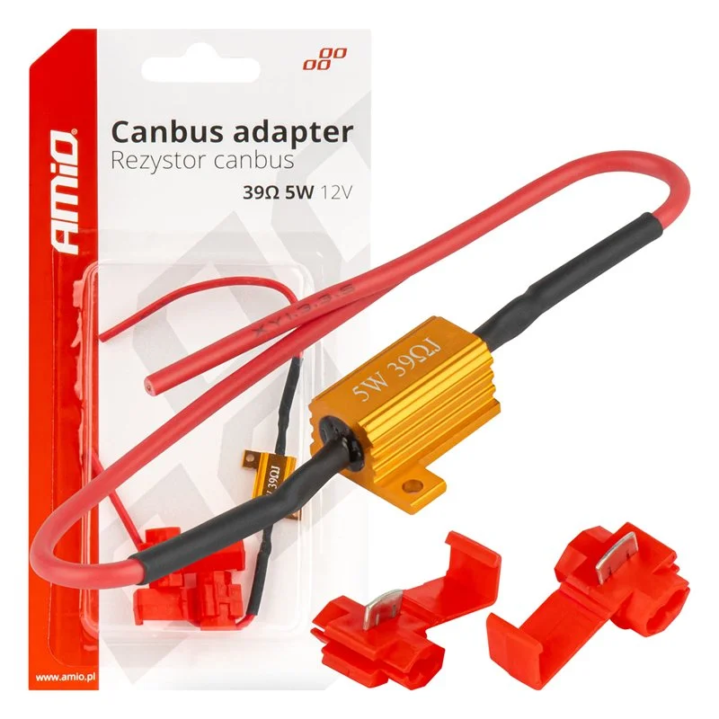 Φωτογραφία προϊόντος: ΑΝΤΙΣΤΑΣΗ CAN-BUS 12V 5W 39Ω (CANCELLER) AMIO - 1 τεμ.