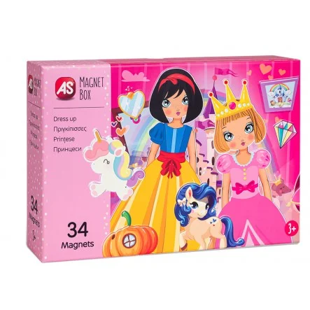 Φωτογραφία προϊόντος: AS Magnet Box - Πριγκίπισσες Dressu Up 1029-64038