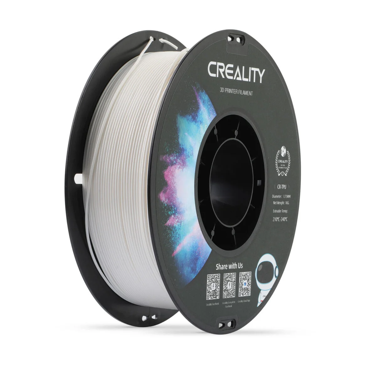Φωτογραφία προϊόντος: Creality TPU Filament (White)