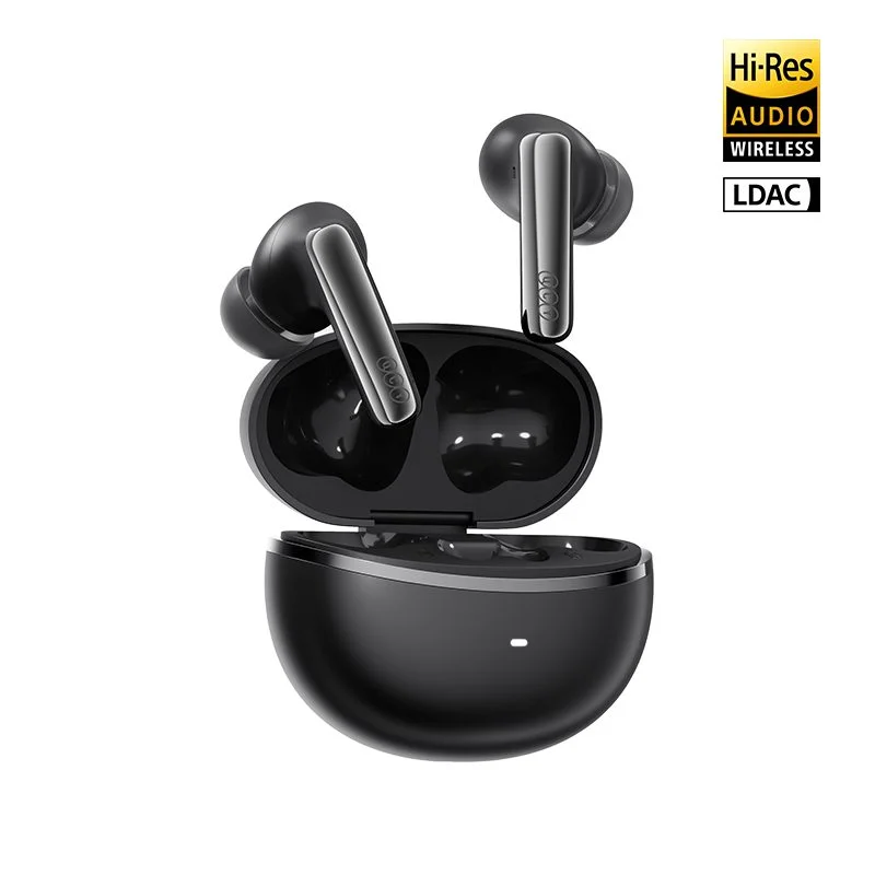 Φωτογραφία προϊόντος: QCY Melobuds N70 ANC Black - HT18 -55db TWS Flagship Hi-Res Earbuds LDAC BT 6.0 IPX5 Wireless charge