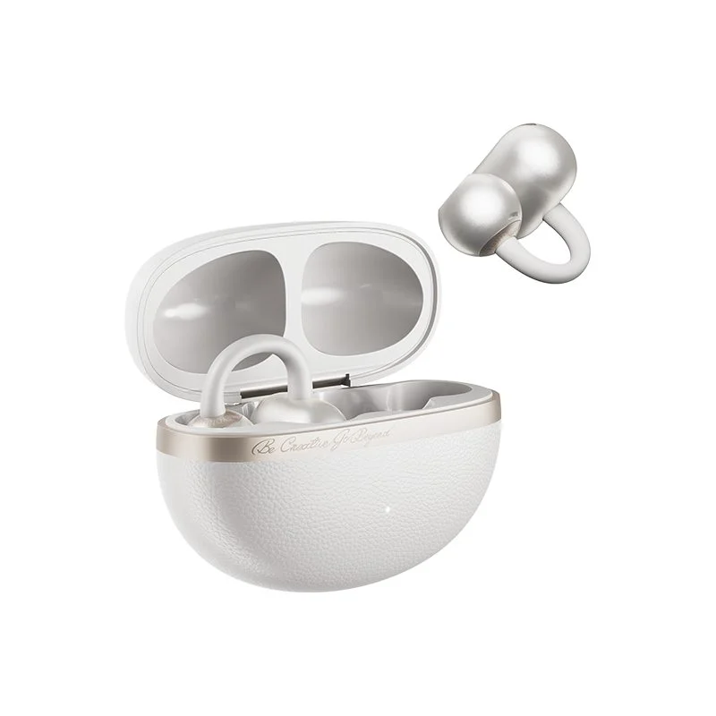 Φωτογραφία προϊόντος: QCY Crossky C50 White (CT06) Open Ear Earclip, BT 6.0, IPX5 waterproof, 35h