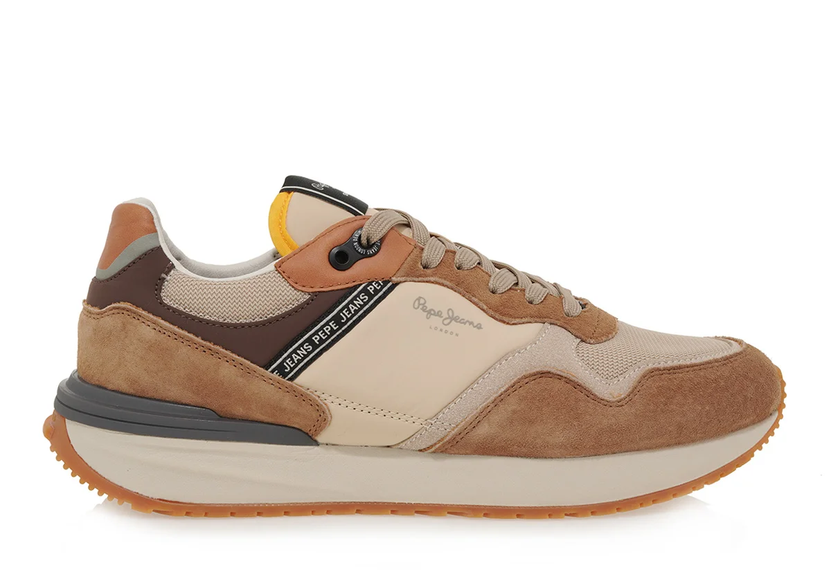 Φωτογραφία προϊόντος: ΑΝΔΡΙΚΑ SNEAKERS PEPE JEANS BUSTER PRO COMBI M TOBACCO BROWN ΤΑΜΠΑ ΜΠΕΖ