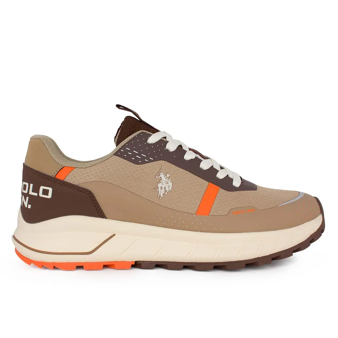 Φωτογραφία προϊόντος: ΑΝΔΡΙΚΑ SNEAKERS U.S. POLO ASSN. SETH012-BEI-BRWO1 ΜΠΕΖ