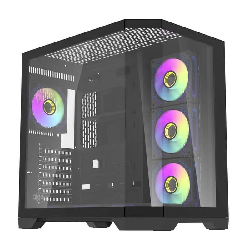 Φωτογραφία προϊόντος: Darkflash Computer Case FT418 PRO + 7 aRGB fans (black)