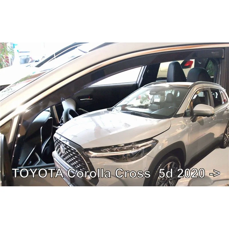 Φωτογραφία προϊόντος: ΑΝΕΜΟΘΡΑΥΣΤΕΣ ΓΙΑ TOYOTA COROLLA CROSS 5D 2020+ ΖΕΥΓΑΡΙ ΑΠΟ ΕΥΚΑΜΠΤΟ ΦΙΜΕ ΠΛΑΣΤΙΚΟ HEKO - 2 ΤΕΜ.