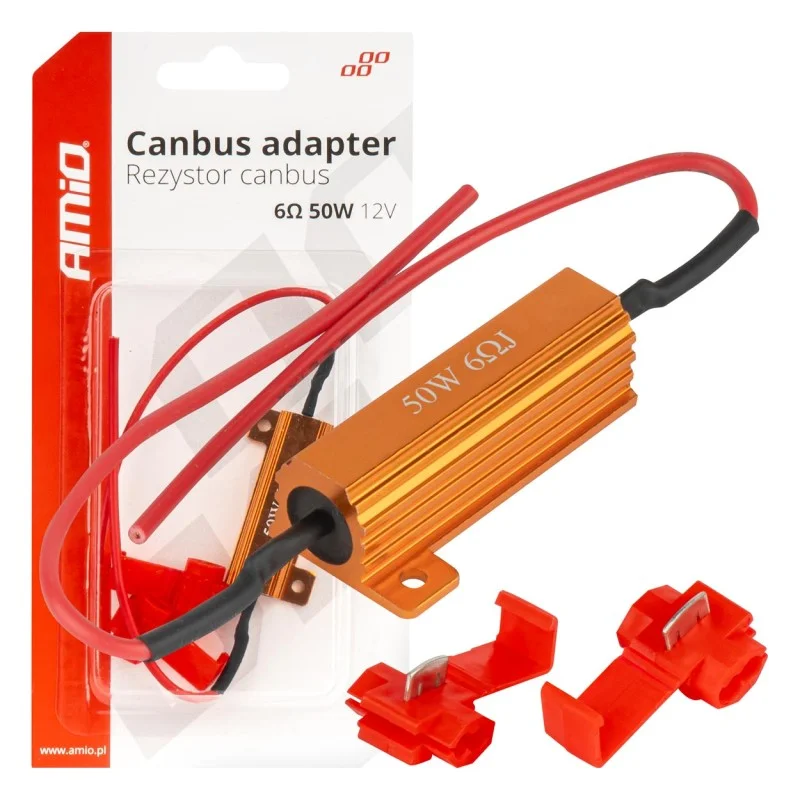 Φωτογραφία προϊόντος: ΑΝΤΙΣΤΑΣΗ CAN-BUS 12V 50W 6Ω (CANCELLER) AMIO - 1 τεμ.