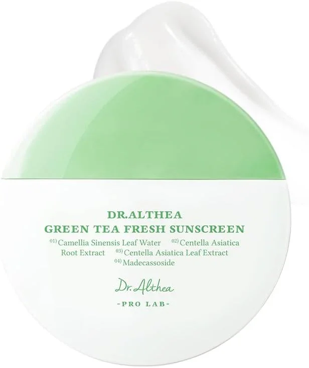 Φωτογραφία προϊόντος: Dr. Althea Green Tea Fresh Sunscreen Spf50+ Pa++++ Αντηλιακό με εκχύλισμα Πράσινου Τσαγιού και ελαφριά καταπραυντικη υφή 45ml