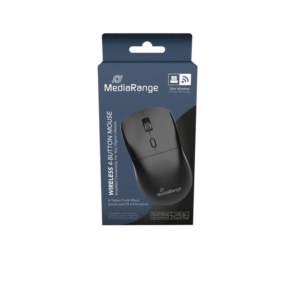 Φωτογραφία προϊόντος: MOUSE MEDIARANGE MROS209 OPTICAL WIRELESS 3-button