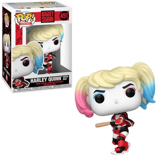 Φωτογραφία προϊόντος: Funko Pop! Heroes: Harley Quinn - Harley Quinn with Bat 451 Vinyl Figure 2175946 889698656146 Funko Pop Heroes Funko