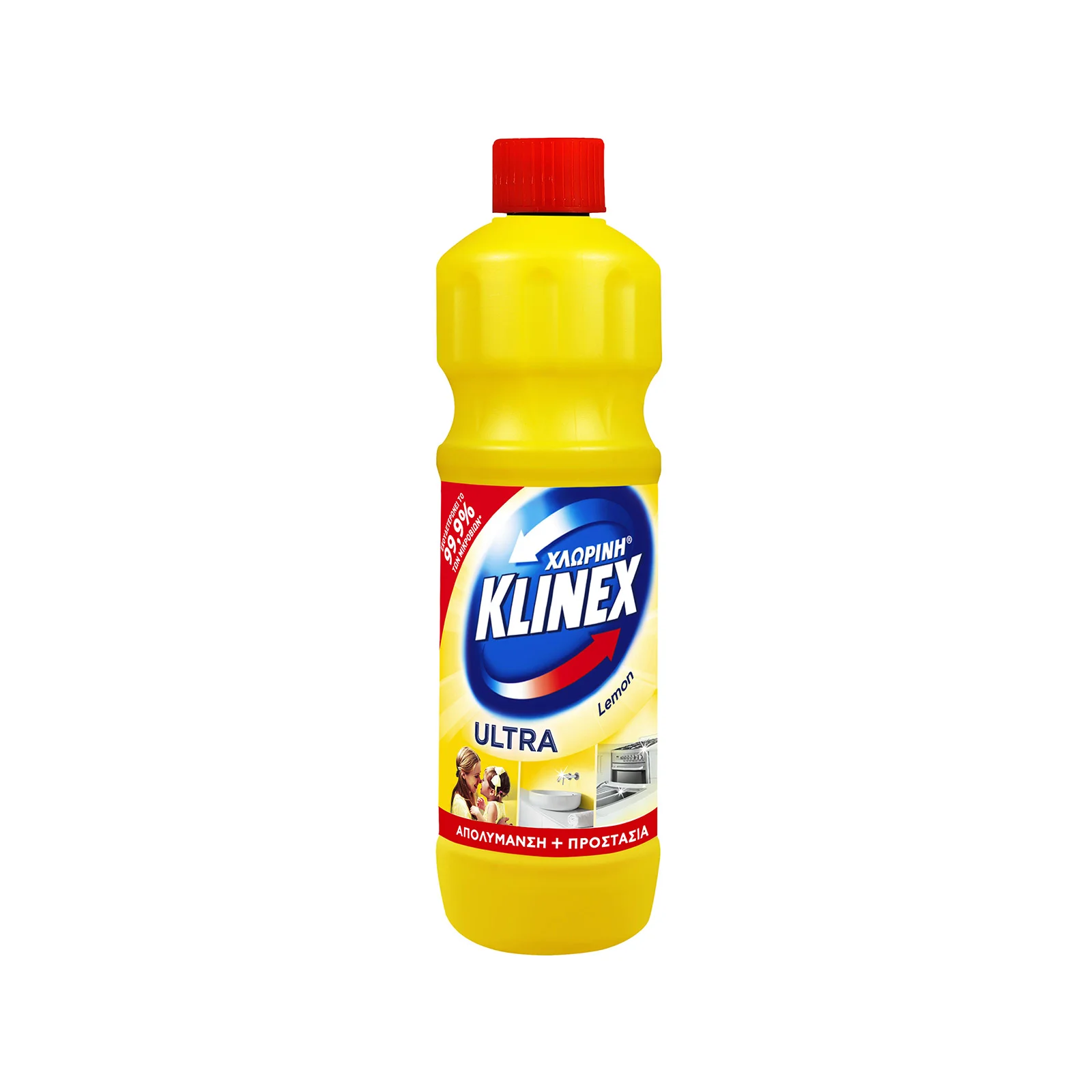 Φωτογραφία προϊόντος: Klinex Ultra Protection Παχύρρευστη Χλωρίνη με Άρωμα Lemon 750ml