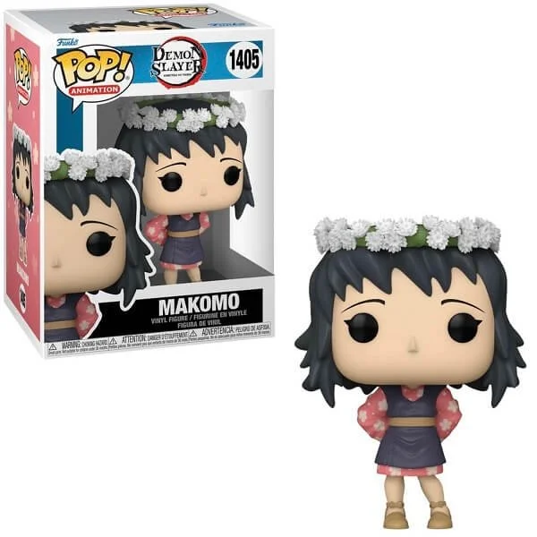 Φωτογραφία προϊόντος: Funko Pop! Animation: Demon Slayer: Kimetsu No Yaiba - Makomo (Flower Headdress) 1405 Vinyl Figure 2181452 889698721325 Funko Pop Animation Funko