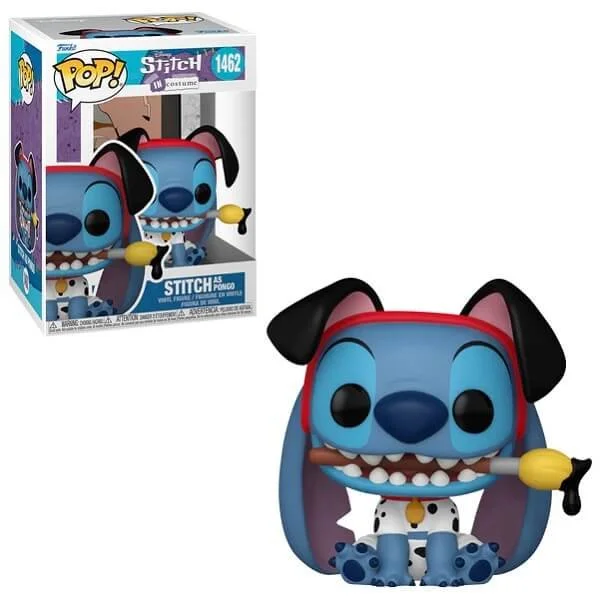 Φωτογραφία προϊόντος: Funko Pop! Disney: Stitch in Costume - Stitch as Pongo 1462 Vinyl Figure 2181515 889698751650 Funko Pop Disney Funko