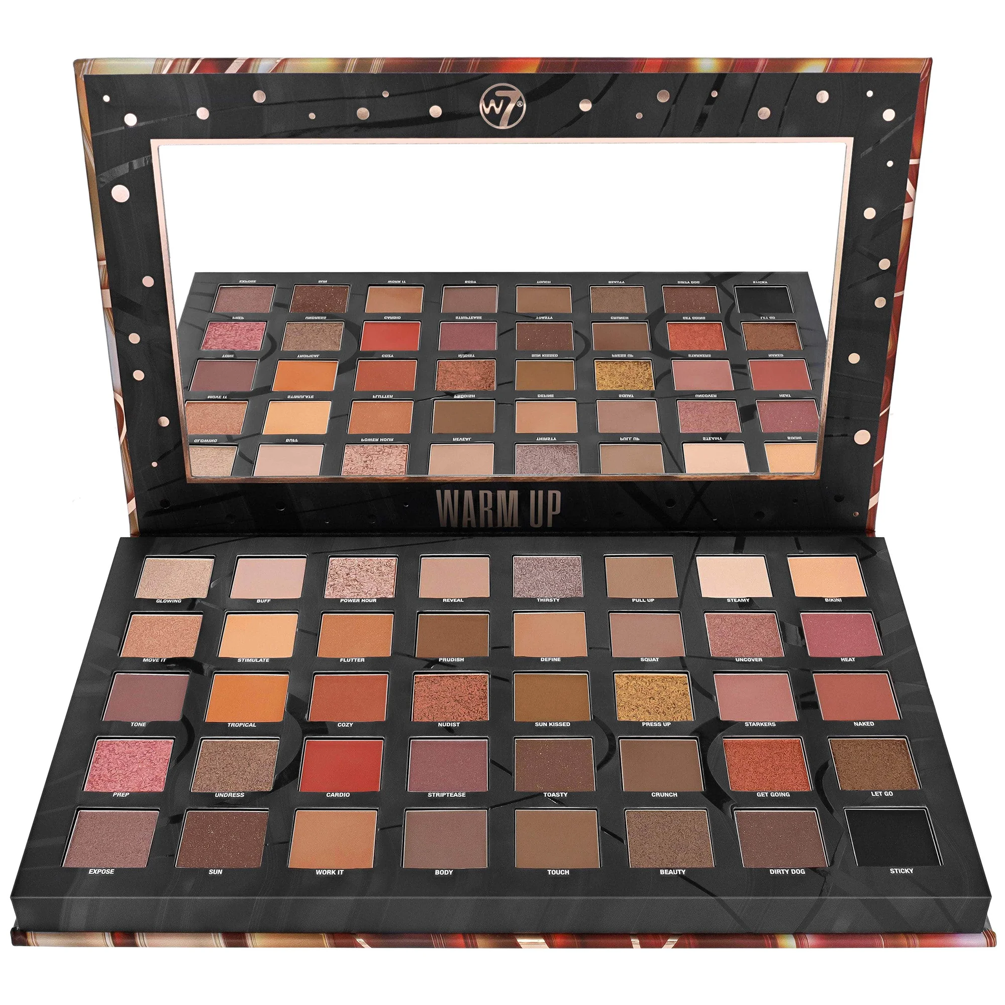 Φωτογραφία προϊόντος: W7 Cosmetics W7 Warm Up Pressed Pigment Palette (36gr)