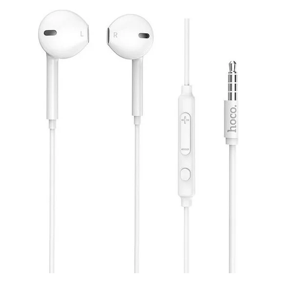 Φωτογραφία προϊόντος: OEM Hoco M55 Earbuds Handsfree με Βύσμα 3.5mm Λευκό