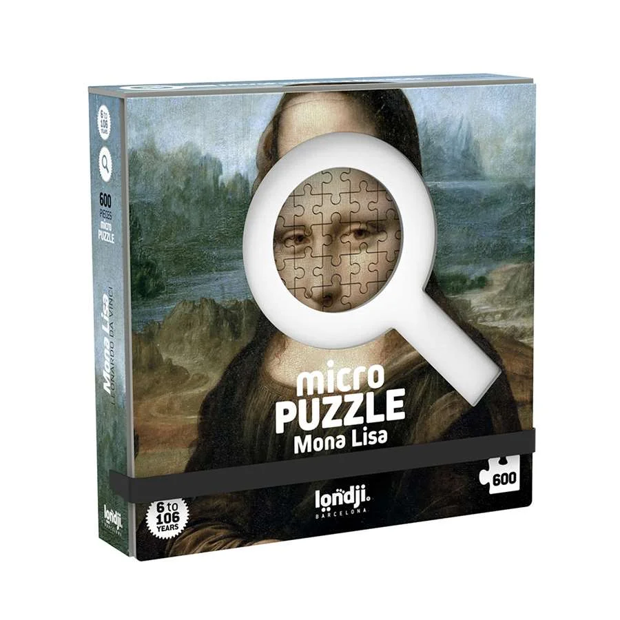 Φωτογραφία προϊόντος: Micro Παζλ Μόνα Λίζα 600pcs - Londji PZ202