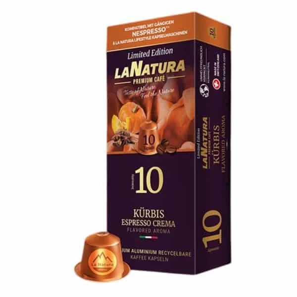 Φωτογραφία προϊόντος: La Natura Espresso Pumpkin Spice Aluminium 10 τμχ | Nespresso