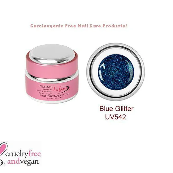 Φωτογραφία προϊόντος: GEL-NUBAR UV542-BLUE GLITTER-15ML - NUBAR