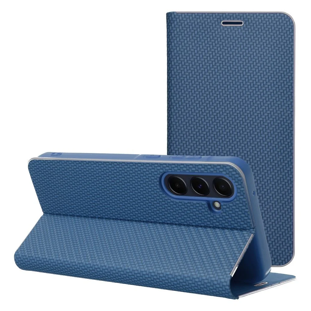 Φωτογραφία προϊόντος: . LUNA Book Carbon for SAMSUNG S25 Edge blue