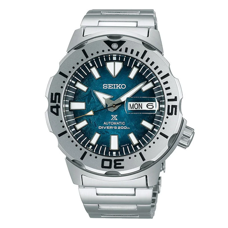 Φωτογραφία προϊόντος: Ρολόι Seiko Prospex Antarctica Monster Save the Ocean SRPH75K1 με μπρασελέ από Ανοξείδωτο Ατσάλι