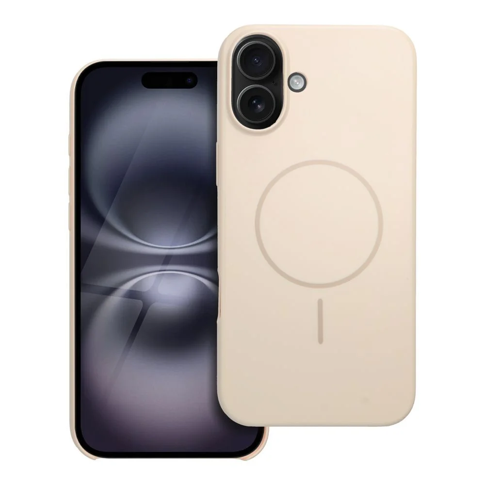 Φωτογραφία προϊόντος: . Glossy Mag Cover compatible with MagSafe for IPHONE 16 PLUS white