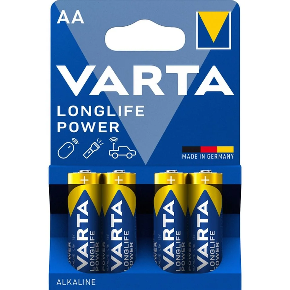Φωτογραφία προϊόντος: . VARTA alkaline battery R6 (AA) Longlife Power 4 pcs