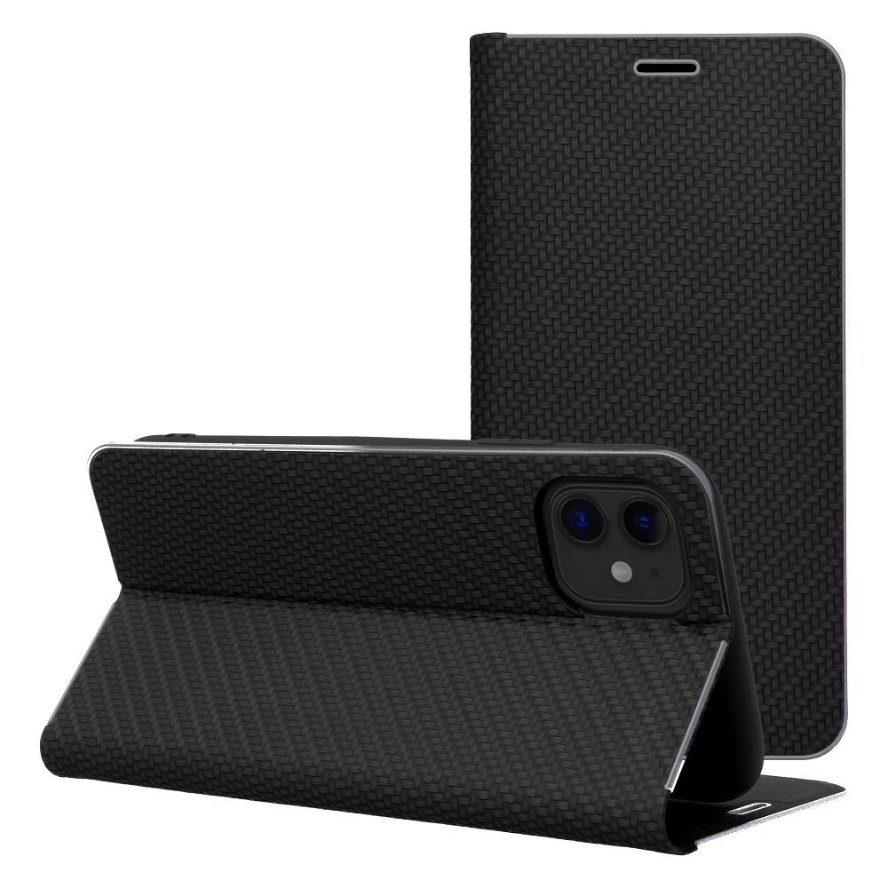 Φωτογραφία προϊόντος: . LUNA Book Carbon for IPHONE 17 Air black