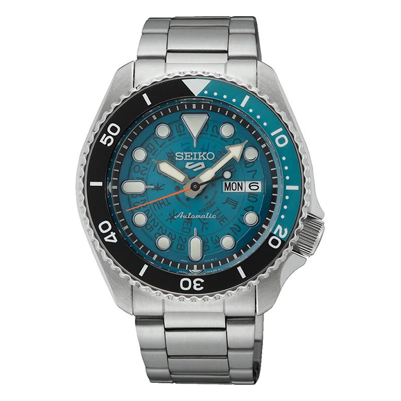 Φωτογραφία προϊόντος: Ρολόι Seiko SEIKO 5 Sports SKX Skeleton Style SRPJ45K1 με μπρασελέ από Ανοξείδωτο Ατσάλι